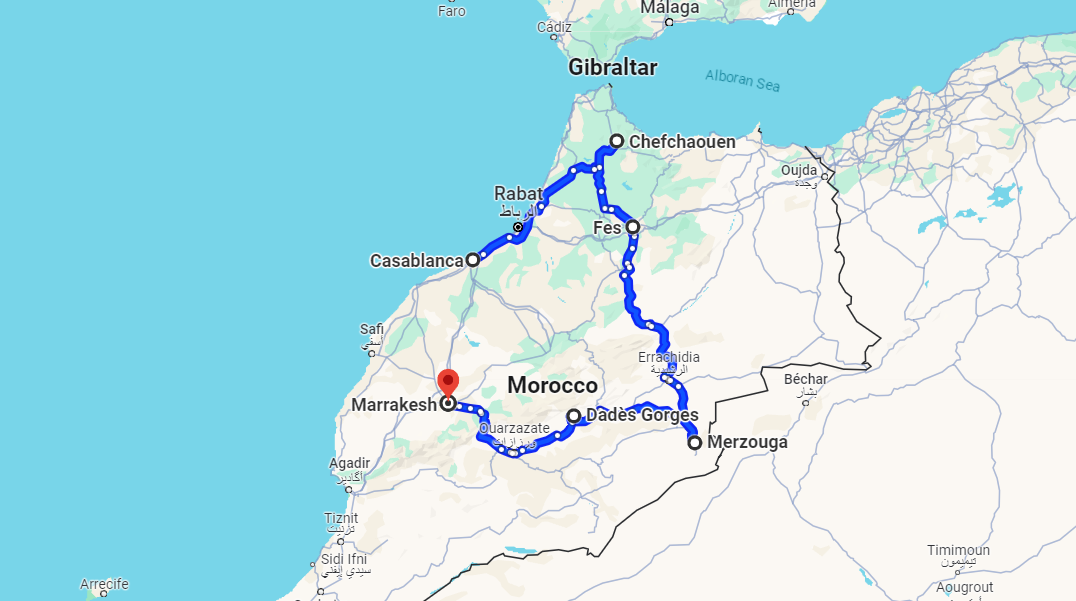 8 days tour from Casablanca