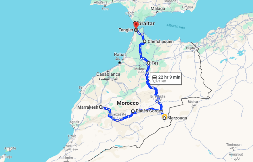 10 Days Tour From Tangier