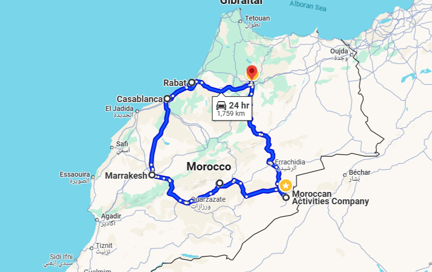 10 Days Tour From Casablanca