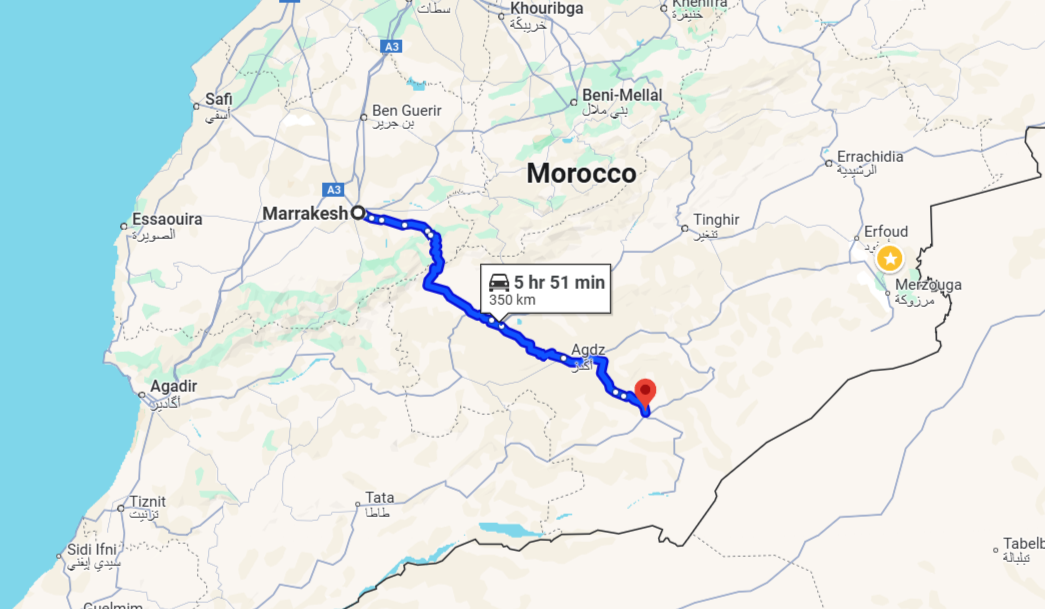 2 Days Tour from Marrakech to Zagora