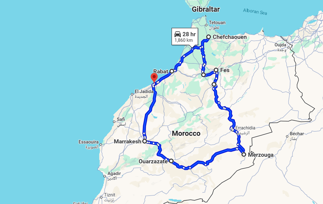 7-Day Casablanca Desert Tour via Imperial Cities